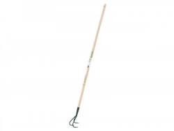 Griffe cultivateur acier GEOLIA manche bois L.130 cm