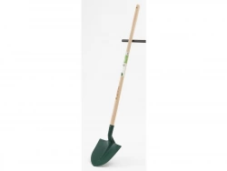 Pelle terrassier acier GEOLIA manche bois L.120 cm