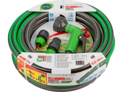 Tuyau d'arrosage équipé GEOLIA Comfort L.20 m Diam.15 mm