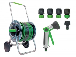 Dévidoir Chariot Sur Roues, Équipé L.35 M Geolia