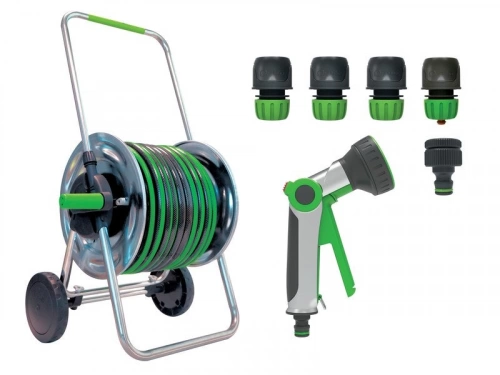 Dévidoir Chariot Sur Roues, Équipé L.35 M Geolia