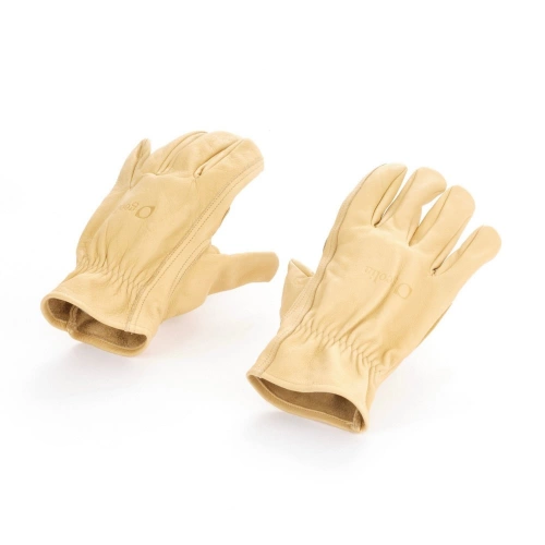 Paire de gants pour les travaux de jardinage cuir, T 9 GEOLIA