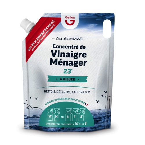 Vinaigre blanc liquide multiusage GERLON 1L