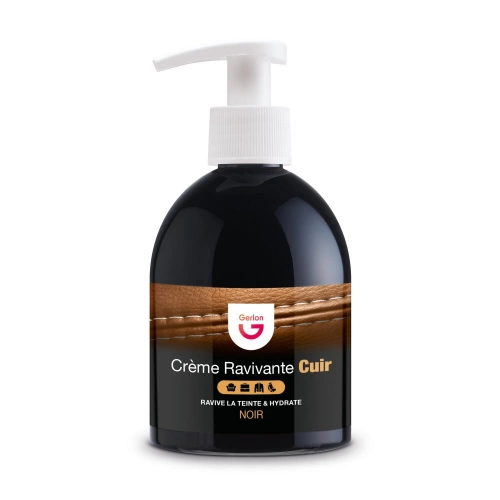 Creme ravivante cuir noir 250ml