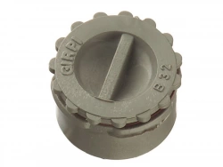 Bouchon en pvc à coller mâle, diam. 40