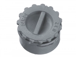 Bouchon en pvc à coller mâle, diam. 32