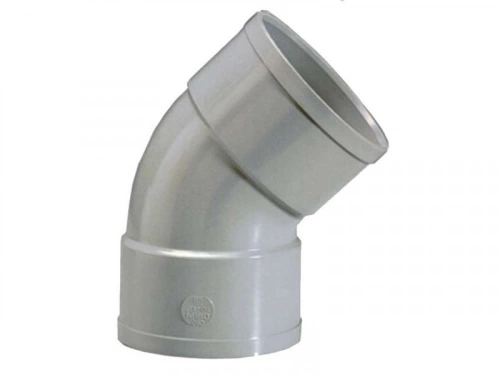 Coude 45° en pvc à coller femelle / femelle, diam. 32