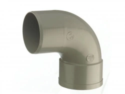 Coude mâle / femelle 87° en pvc, GIRPI, diam. 80 mm