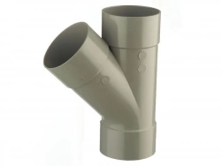 Culotte de branchement 45° en pvc à coller femelle / femelle, diam. 40