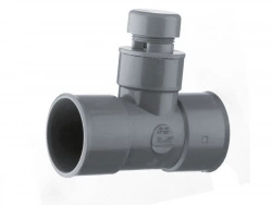 Té Antivide En Pvc À Coller, Femelle / Femelle, D.32