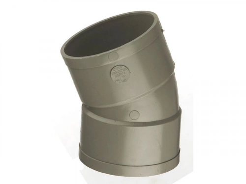 Coude femelle / femelle 22° en pvc, GIRPI, diam. 100 mm