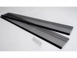 Grillage Stop-Feuilles Et Attaches Noir Pvc