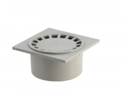 Siphon De Cour En Pvc Girpi Gris L.25 X H.13.8 Cm