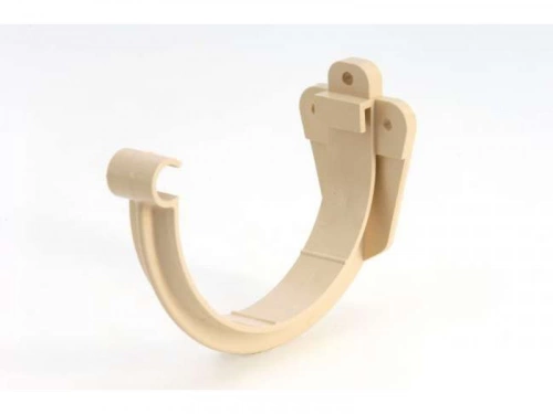 Support de bandeau en pvc développé 25 cm, GIRPI, diam. 80 mm gris