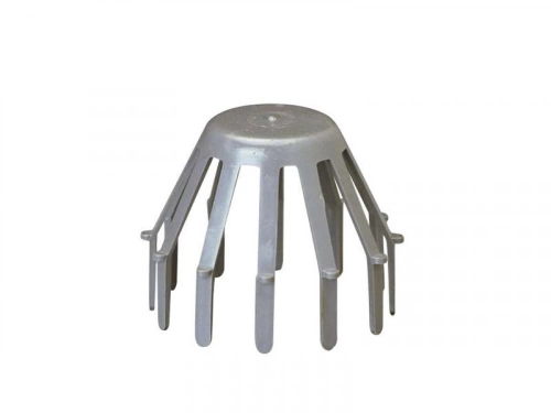 Crapaudine en pvc, GIRPI, diam. 80 mm gris