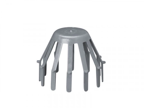 Crapaudine Gris Pvc D.100Mm