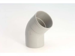 Coude 45° Pvc Gris Girpi, Dév.33 Cm Diam.100 Mm