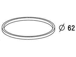 Joint de culot pour siphon, 62 x 58 x 3 mm
