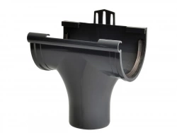 Naissance à joint pvc ardoise GIRPI, Dév.16 cm Diam.50 mm