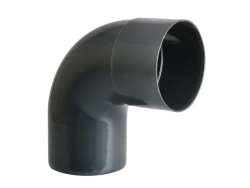 Coude 87.3° à coller pvc ardoise GIRPI, Dév.16 cm Diam.50 mm