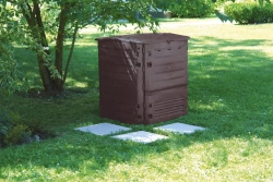 Composteur monobloc GEOLIA 610011 marron 400 l