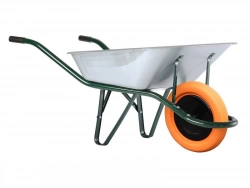 Brouette galvanisée roue increvable