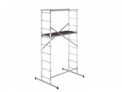 Echafaudage aluminium HOBBYSTEP H4 HAILO hauteur de travail 4 m