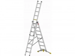 Echelle Transformable Aluminium Hailo 24 Échelons H.4.95 M