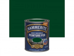 Peinture Fer Extérieur Direct Sur Rouille Hammerite Vert Buisson Brillant 0.75 L