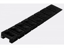 Lot De 4 Bloque-Portes Plastique Poli H.5.1 X L.10.7 Cm