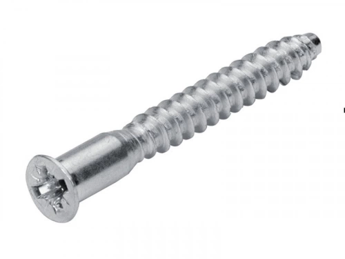 Lot De 16 Vis Direkta Acier Chromé Hettich, L.50 Mm