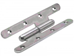 Paumelle Inox Pour Meuble Hettich, L.110 X L.55 Mm