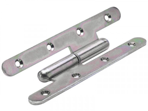 Paumelle Inox Pour Porte Hettich, L.110 X L.55 Mm