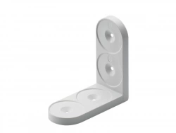 1 Équerre D'Assemblage Plastique Brut Hettich, L.50 Mm