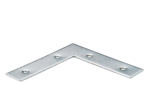 Équerre d'assemblage plate en acier zingué, HETTICH, L.190 mm