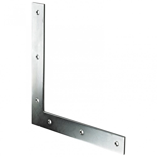 1 équerre d'assemblage plate acier zingué HETTICH, l.160 mm