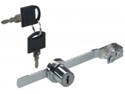 Serrure De Vitrine Acier En Applique Hettich, Axe 22 Mm