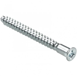 Lot de 8 vis assemblage acier zingué HETTICH, l.50 mm