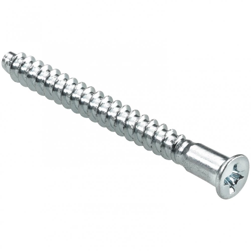 Lot de 8 vis assemblage acier zingué HETTICH, l.50 mm