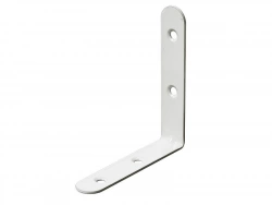 Equerre chaise acier 100 / 15 blanc