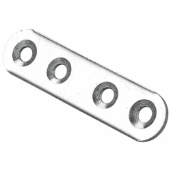1 patte d'assemblage acier zingué HETTICH, l.60 mm