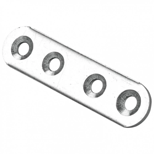 1 patte d'assemblage acier zingué HETTICH, l.60 mm