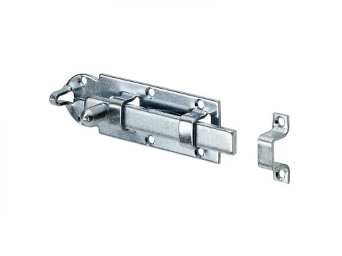 Verrou à poussoir acier HETTICH, L.80 x l.25 mm