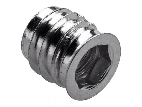 Manchon  pour patte d'assemblage acier zingue HETTICH, l.4 mm