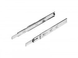 Lot de 2 coulisses pour tiroir a billes, HETTICH 45 kg L.25 cm