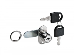 Serrure de meuble acier à encastrer HETTICH 32 mm réversible