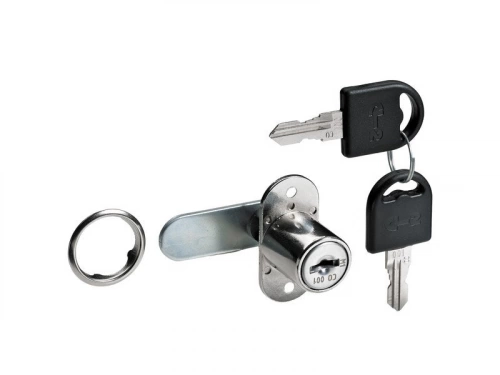 Serrure de meuble acier à encastrer HETTICH 32 mm réversible