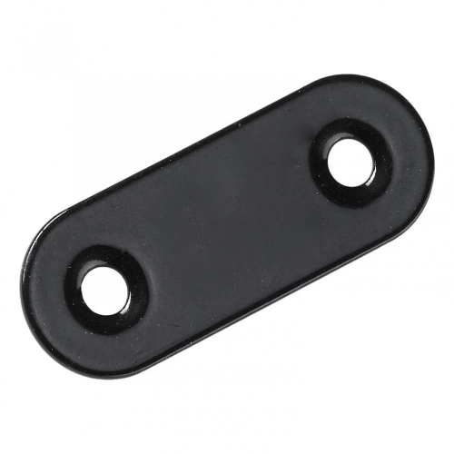 Patte d'assemblage acier noir HETTICH, L. 40 mm x l.15 mm x H.0.2 cm