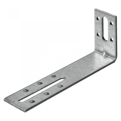 Equerre de reglage acier zingue HETTICH, L.140 mm x l.55 mm x H.3 cm