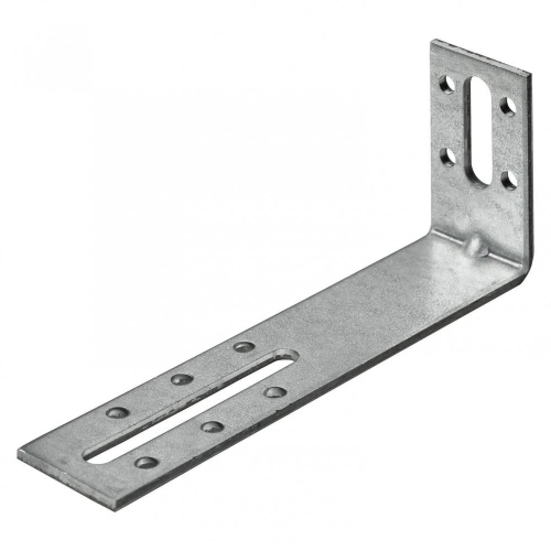 Equerre de reglage acier zingue HETTICH, L.140 mm x l.55 mm x H.3 cm